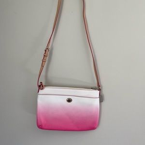 Hot pink coach Crossbody